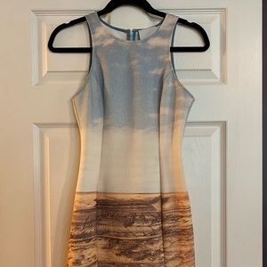 Desert Print Mini Dress